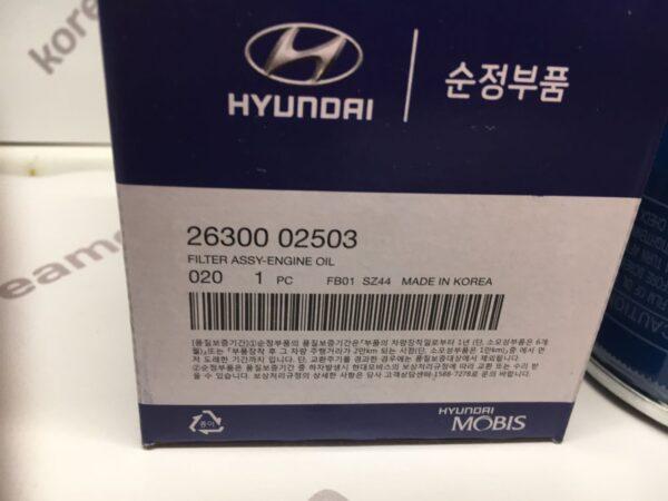 Фильтр масляный Hyundai Solaris